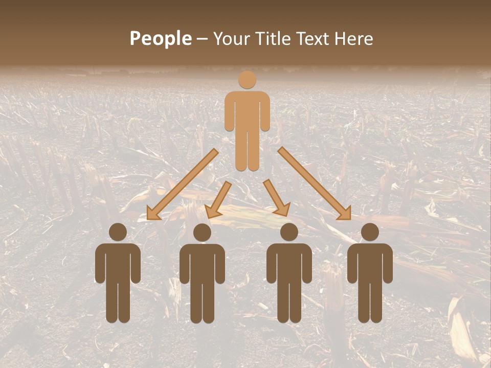 Plant Agriculture Wasteland PowerPoint Template