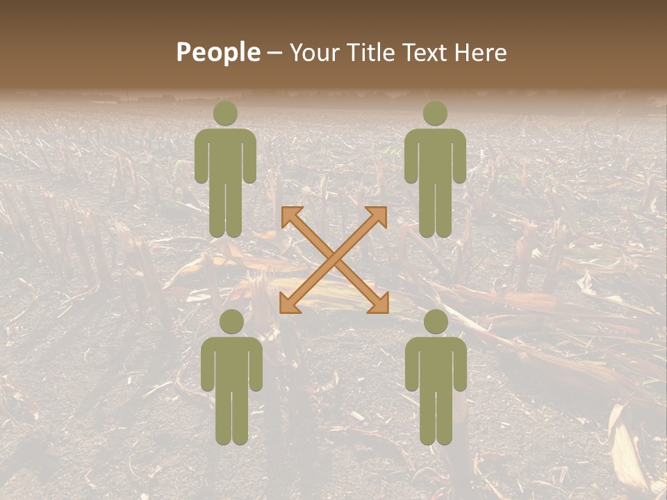 Plant Agriculture Wasteland PowerPoint Template