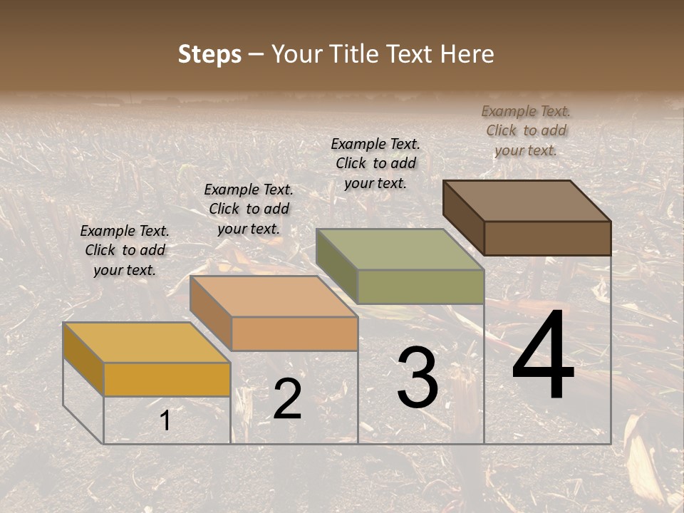 Plant Agriculture Wasteland PowerPoint Template