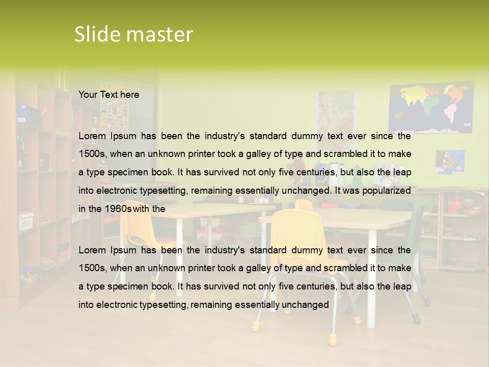 Color Red Class PowerPoint Template