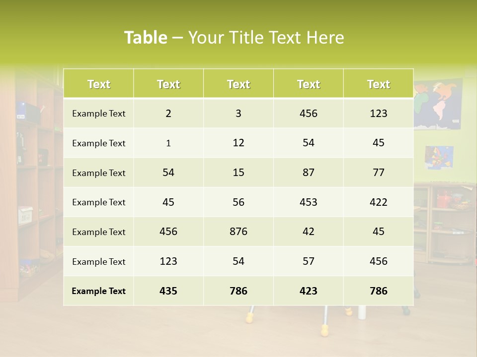 Color Red Class PowerPoint Template