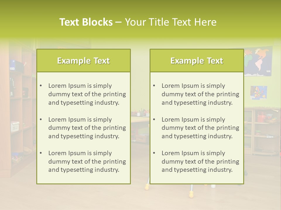 Color Red Class PowerPoint Template