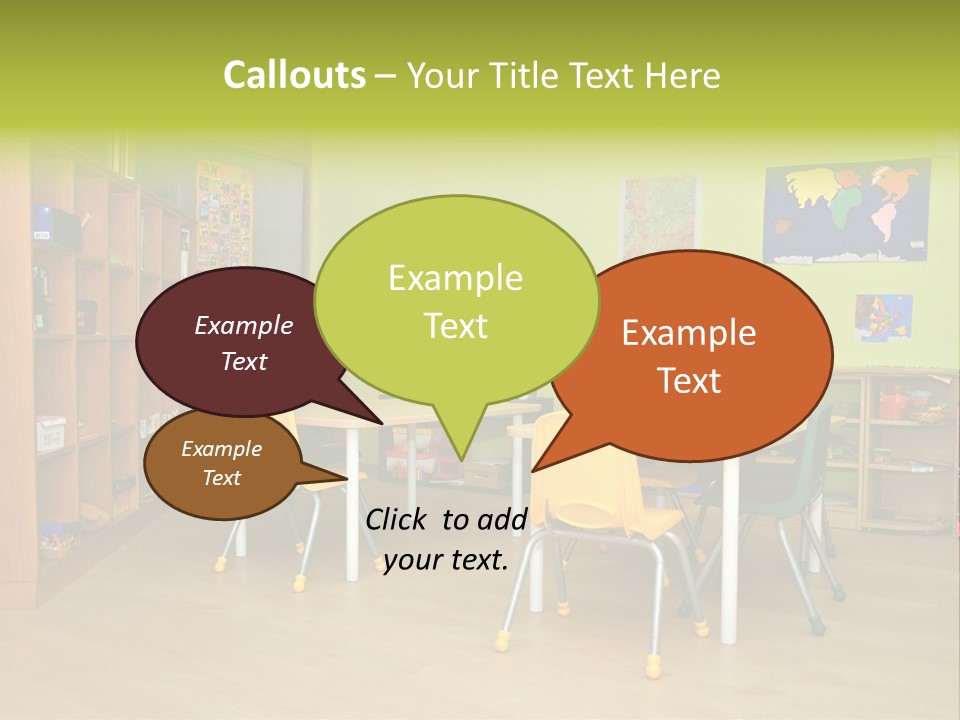 Color Red Class PowerPoint Template