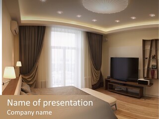 Indoor Cushion Luxury PowerPoint Template