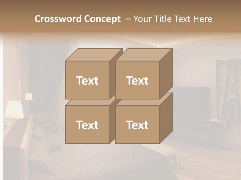 Indoor Cushion Luxury PowerPoint Template