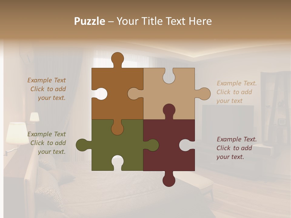 Indoor Cushion Luxury PowerPoint Template