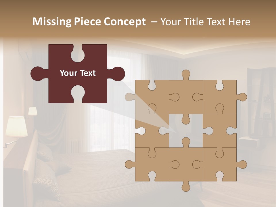 Indoor Cushion Luxury PowerPoint Template