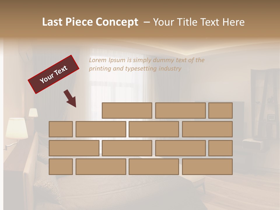 Indoor Cushion Luxury PowerPoint Template