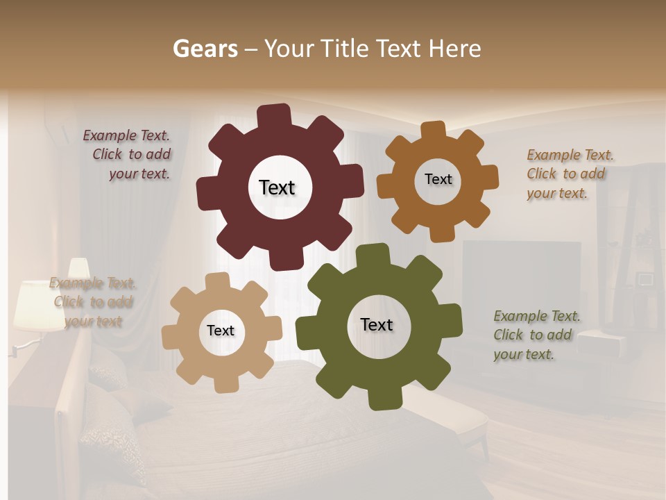 Indoor Cushion Luxury PowerPoint Template