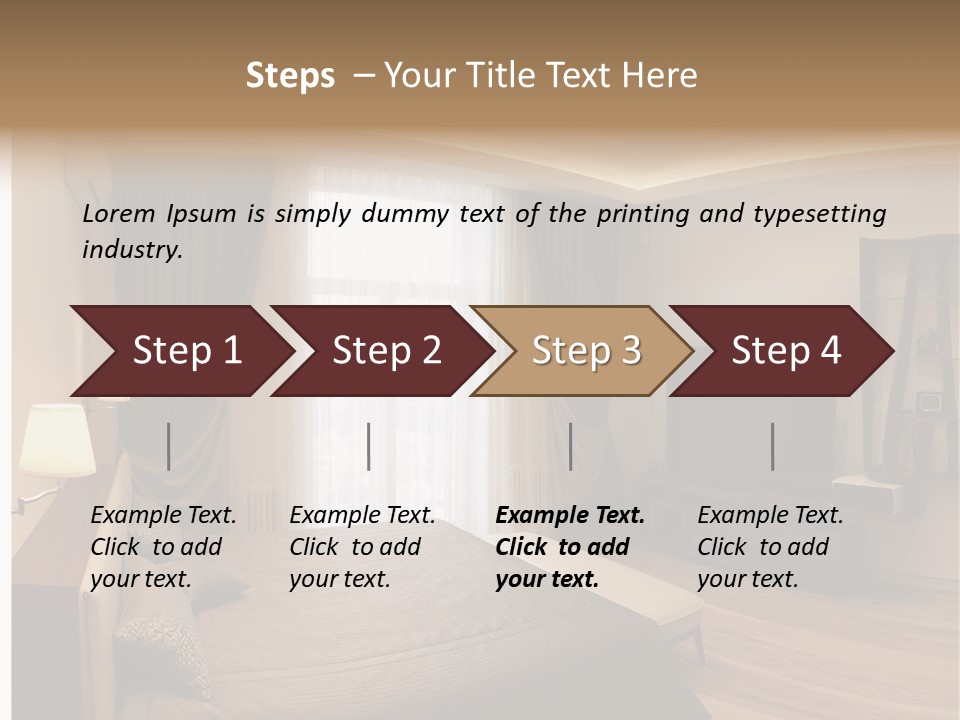 Indoor Cushion Luxury PowerPoint Template
