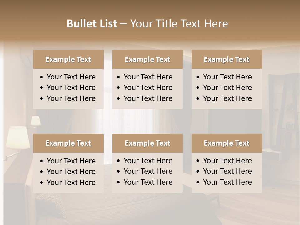 Indoor Cushion Luxury PowerPoint Template