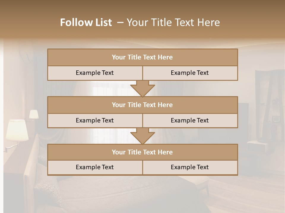 Indoor Cushion Luxury PowerPoint Template