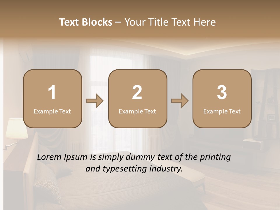 Indoor Cushion Luxury PowerPoint Template