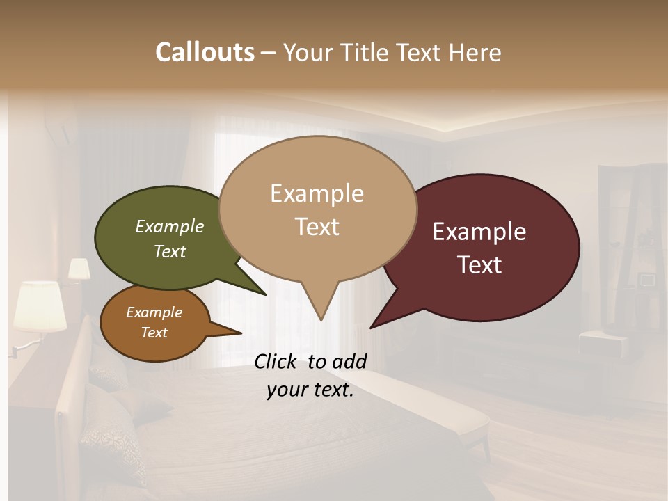 Indoor Cushion Luxury PowerPoint Template