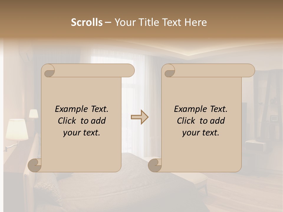 Indoor Cushion Luxury PowerPoint Template