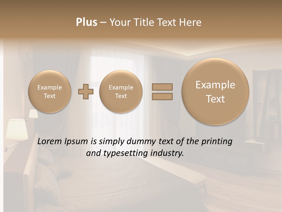 Indoor Cushion Luxury PowerPoint Template