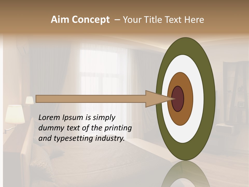 Indoor Cushion Luxury PowerPoint Template
