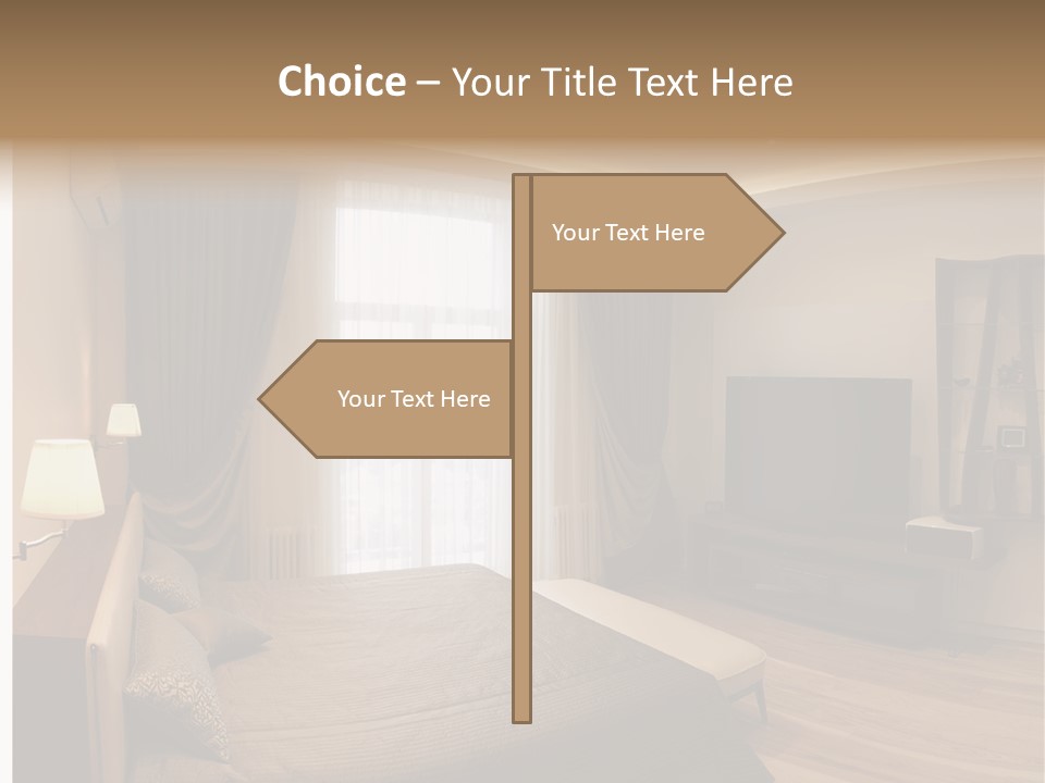 Indoor Cushion Luxury PowerPoint Template