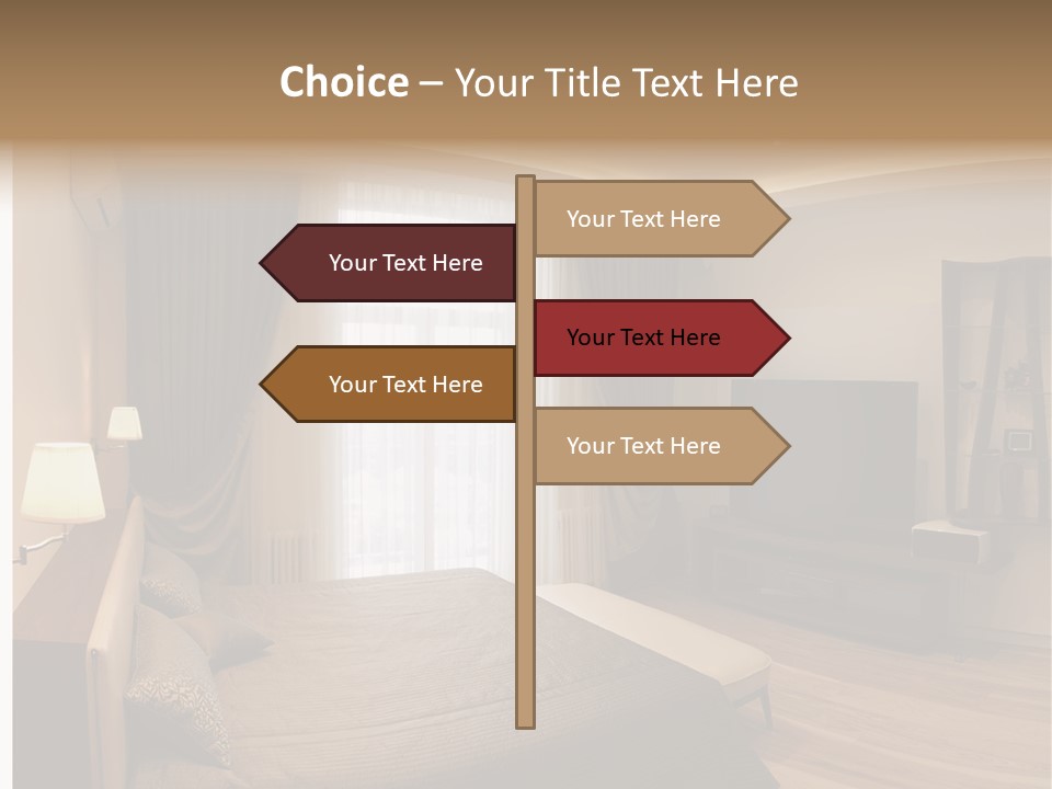 Indoor Cushion Luxury PowerPoint Template