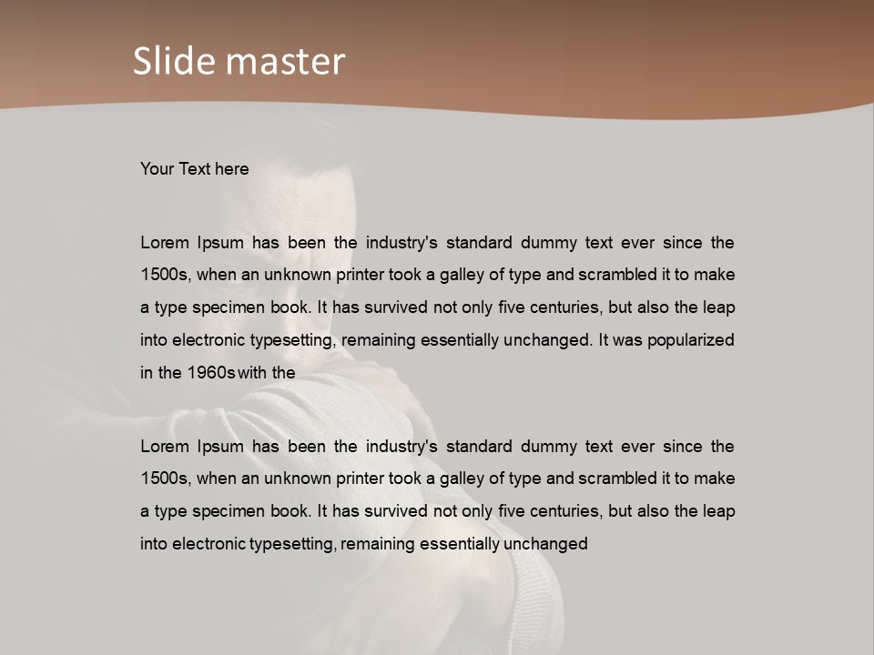 Upset Worry Headache PowerPoint Template