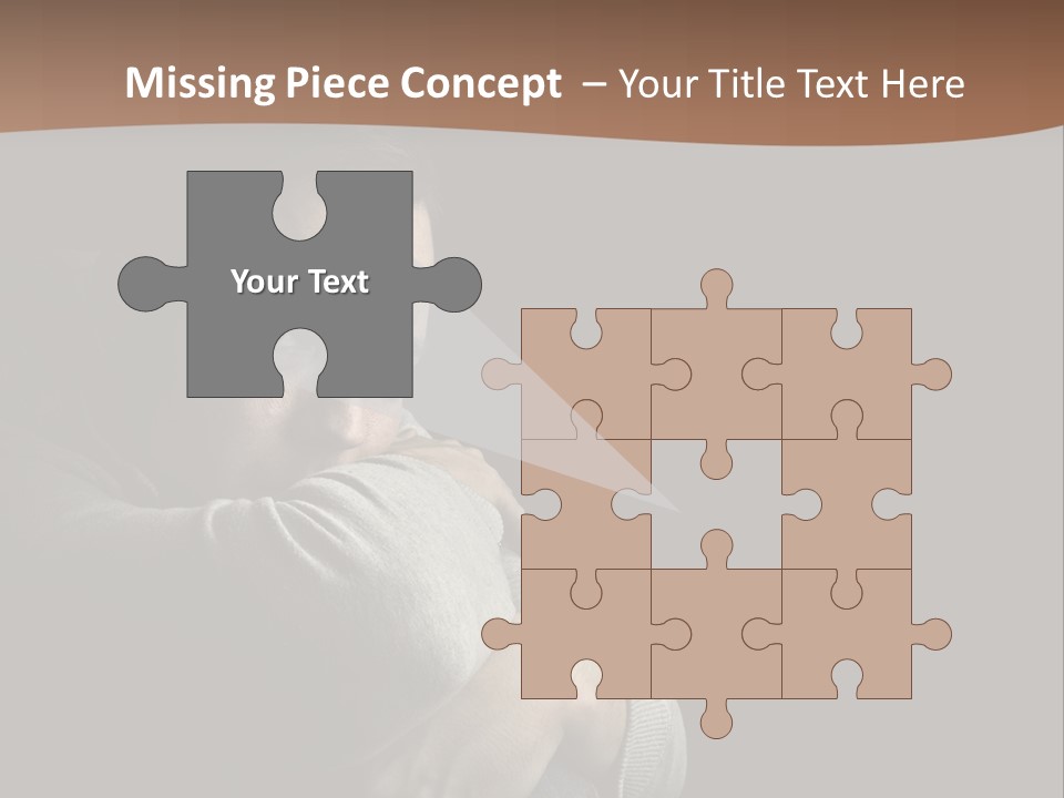 Upset Worry Headache PowerPoint Template