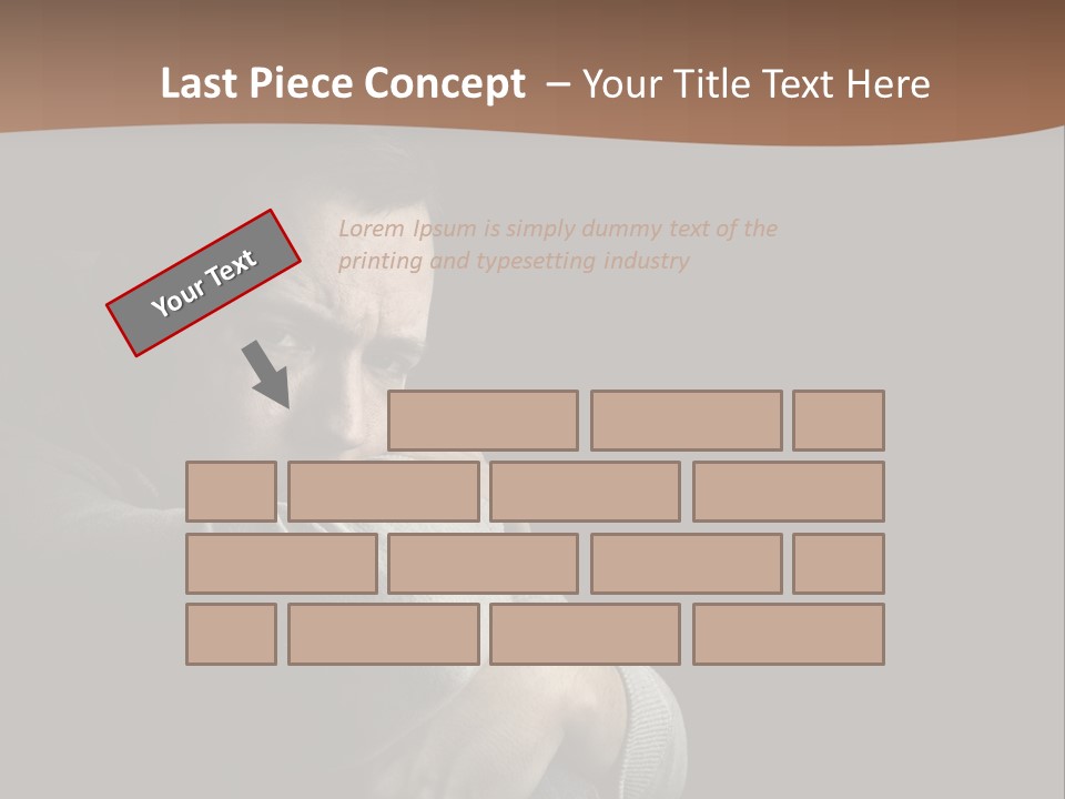 Upset Worry Headache PowerPoint Template