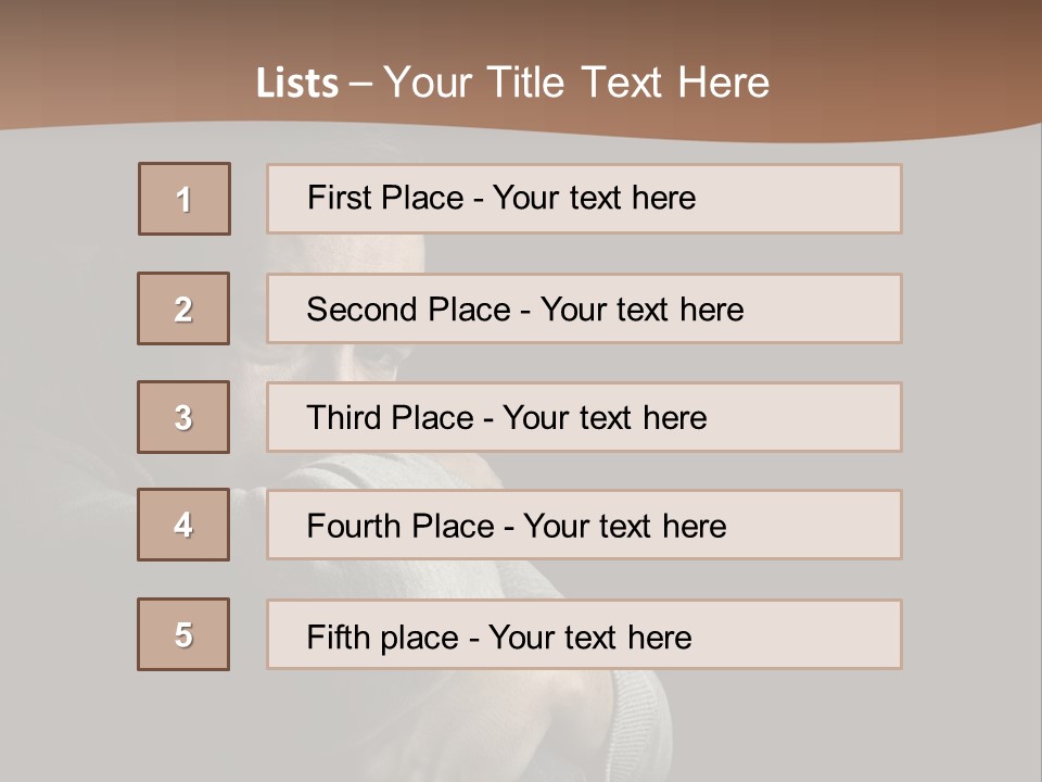 Upset Worry Headache PowerPoint Template