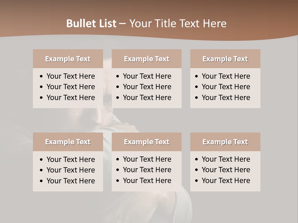 Upset Worry Headache PowerPoint Template