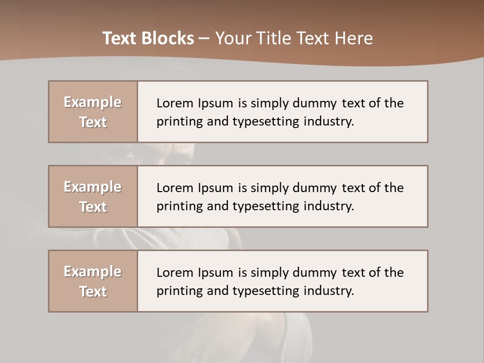 Upset Worry Headache PowerPoint Template
