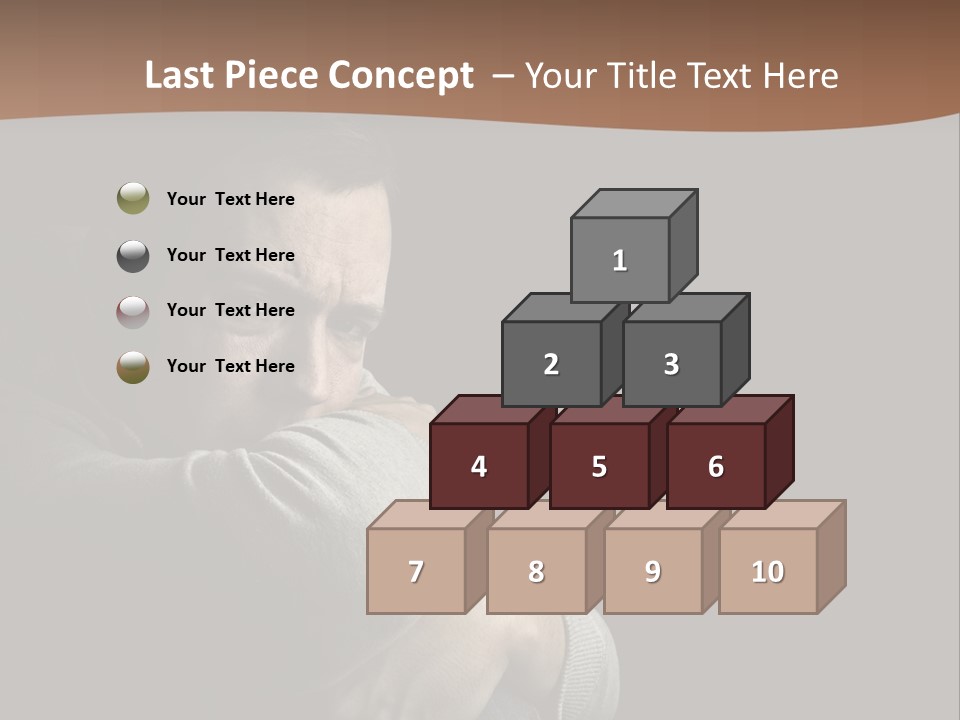 Upset Worry Headache PowerPoint Template