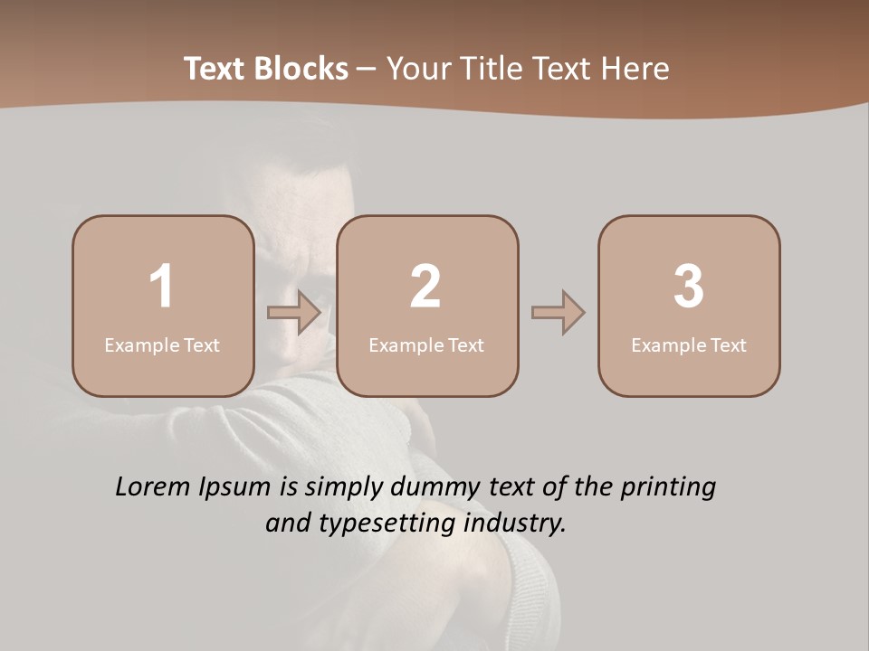 Upset Worry Headache PowerPoint Template