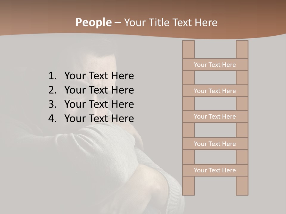 Upset Worry Headache PowerPoint Template