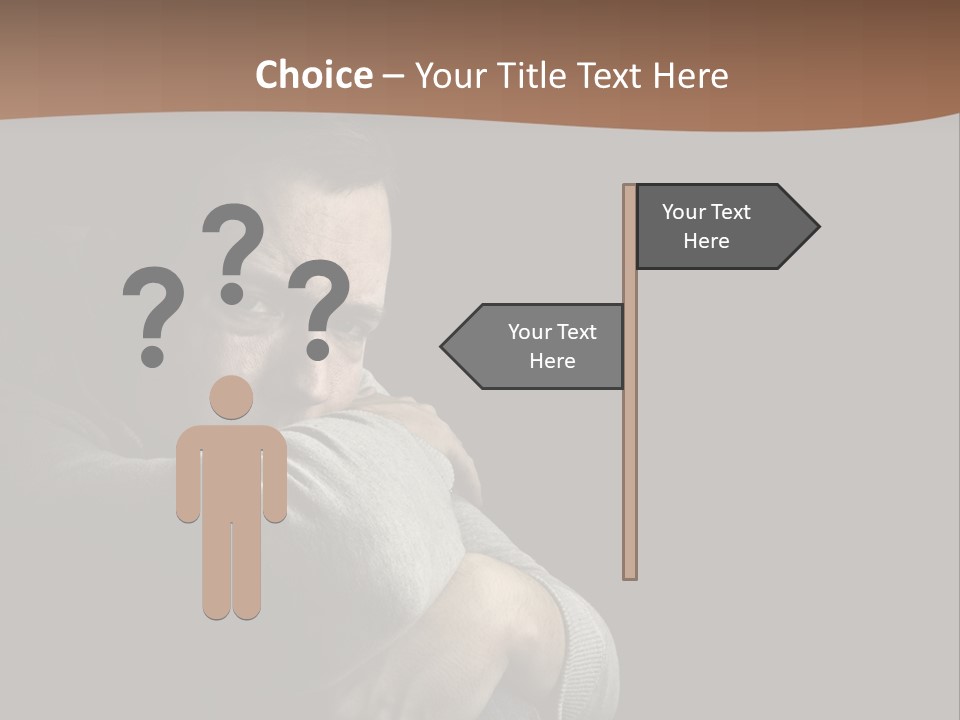 Upset Worry Headache PowerPoint Template