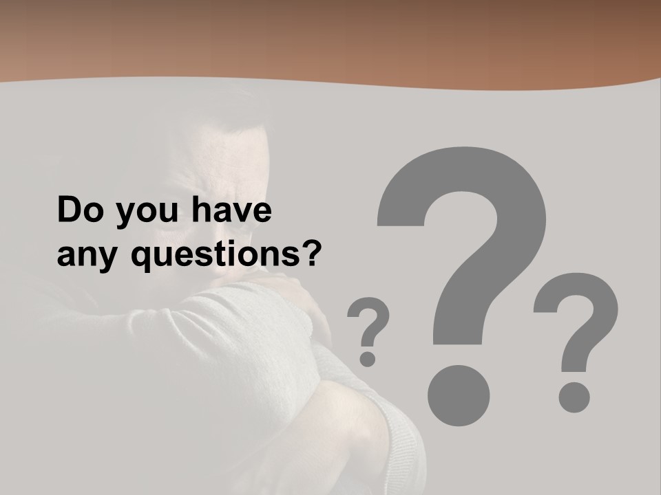 Upset Worry Headache PowerPoint Template