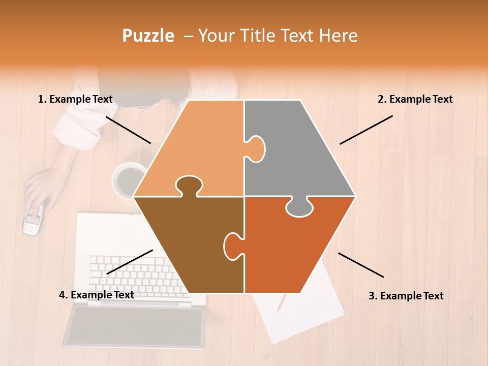 Girl Sofa Female PowerPoint Template