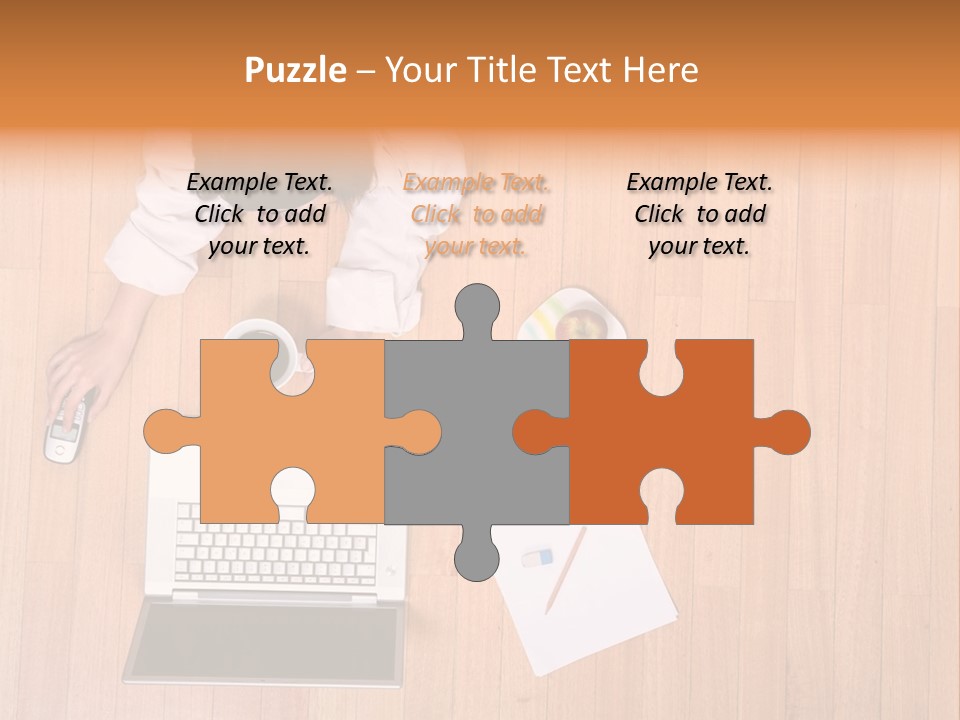 Girl Sofa Female PowerPoint Template