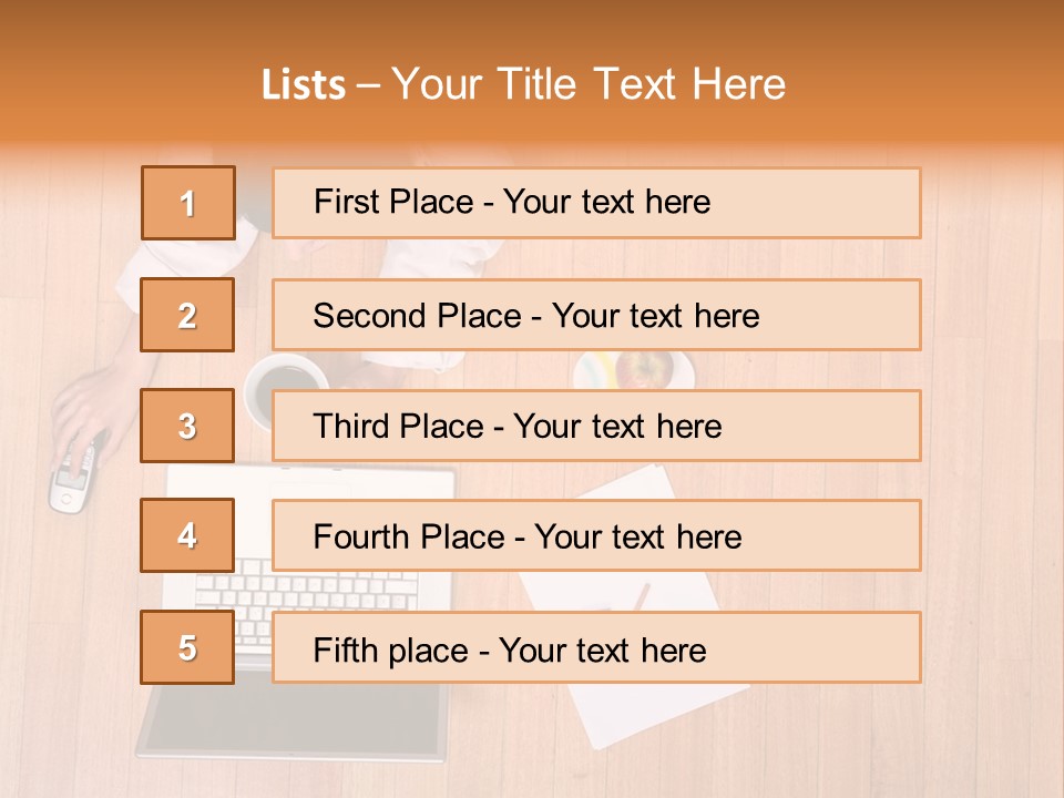 Girl Sofa Female PowerPoint Template