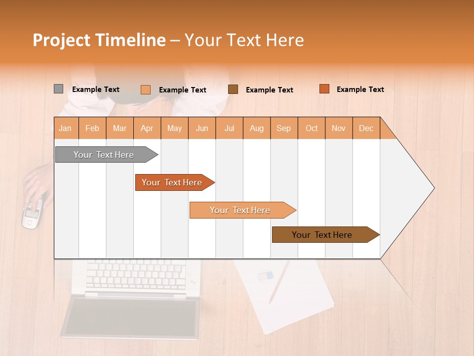 Girl Sofa Female PowerPoint Template