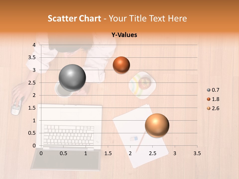 Girl Sofa Female PowerPoint Template
