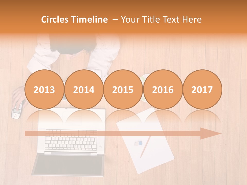 Girl Sofa Female PowerPoint Template