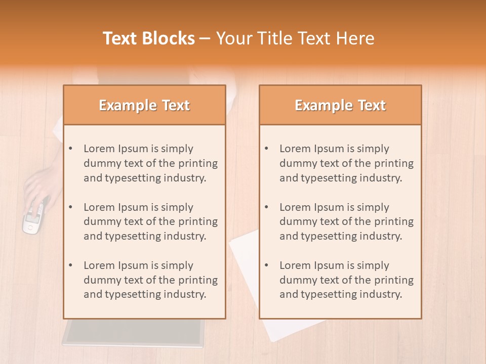 Girl Sofa Female PowerPoint Template