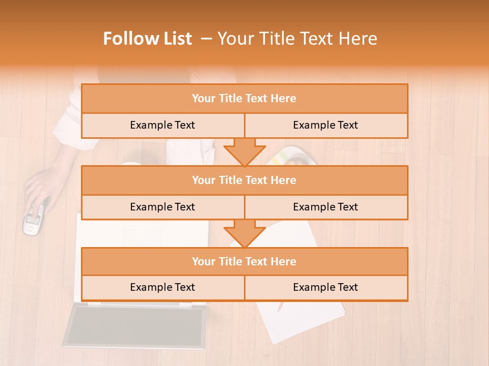 Girl Sofa Female PowerPoint Template