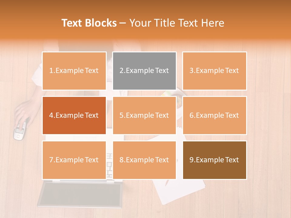 Girl Sofa Female PowerPoint Template