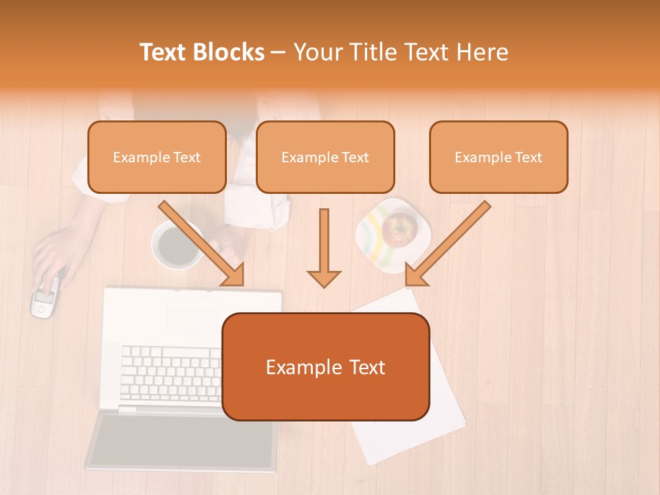 Girl Sofa Female PowerPoint Template