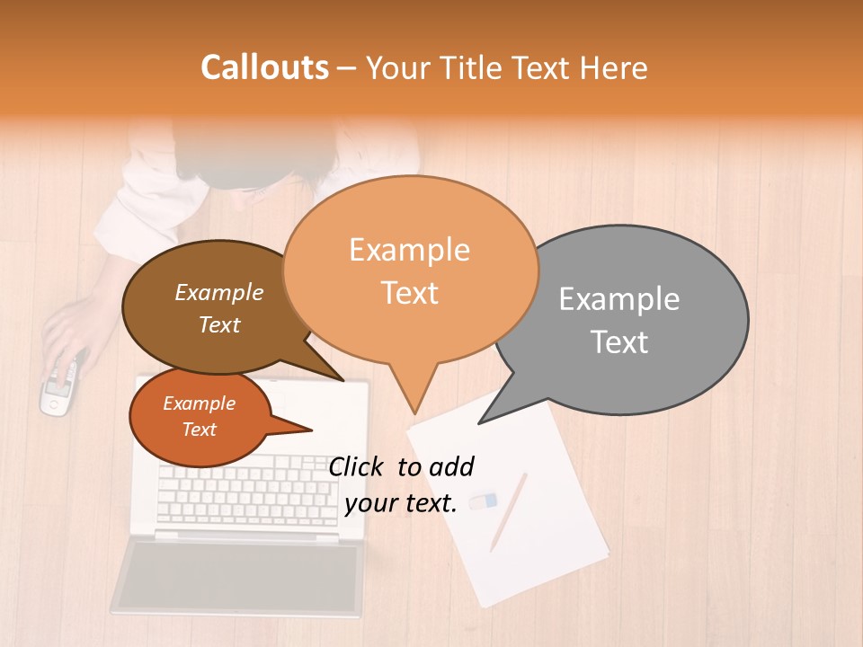 Girl Sofa Female PowerPoint Template