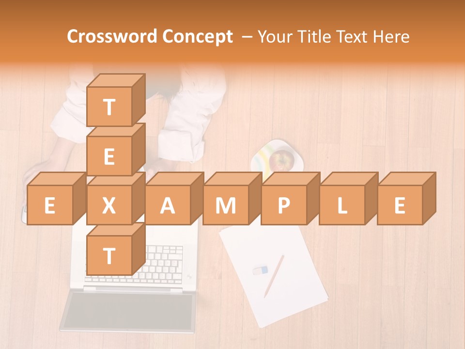 Girl Sofa Female PowerPoint Template