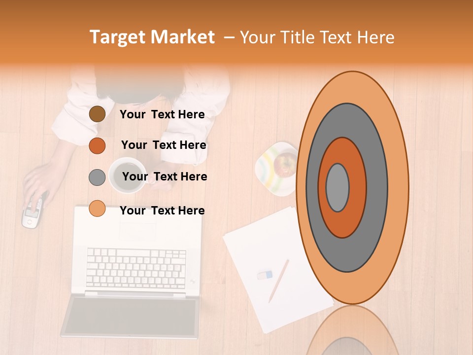 Girl Sofa Female PowerPoint Template