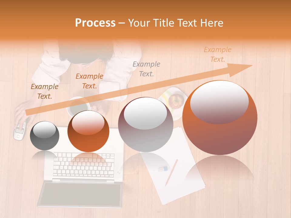 Girl Sofa Female PowerPoint Template