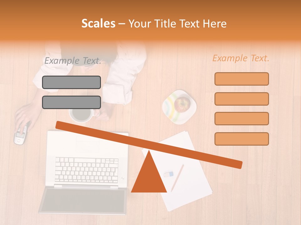 Girl Sofa Female PowerPoint Template