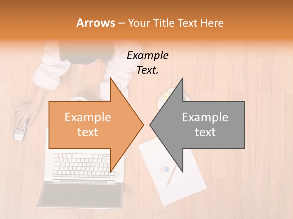 Girl Sofa Female PowerPoint Template